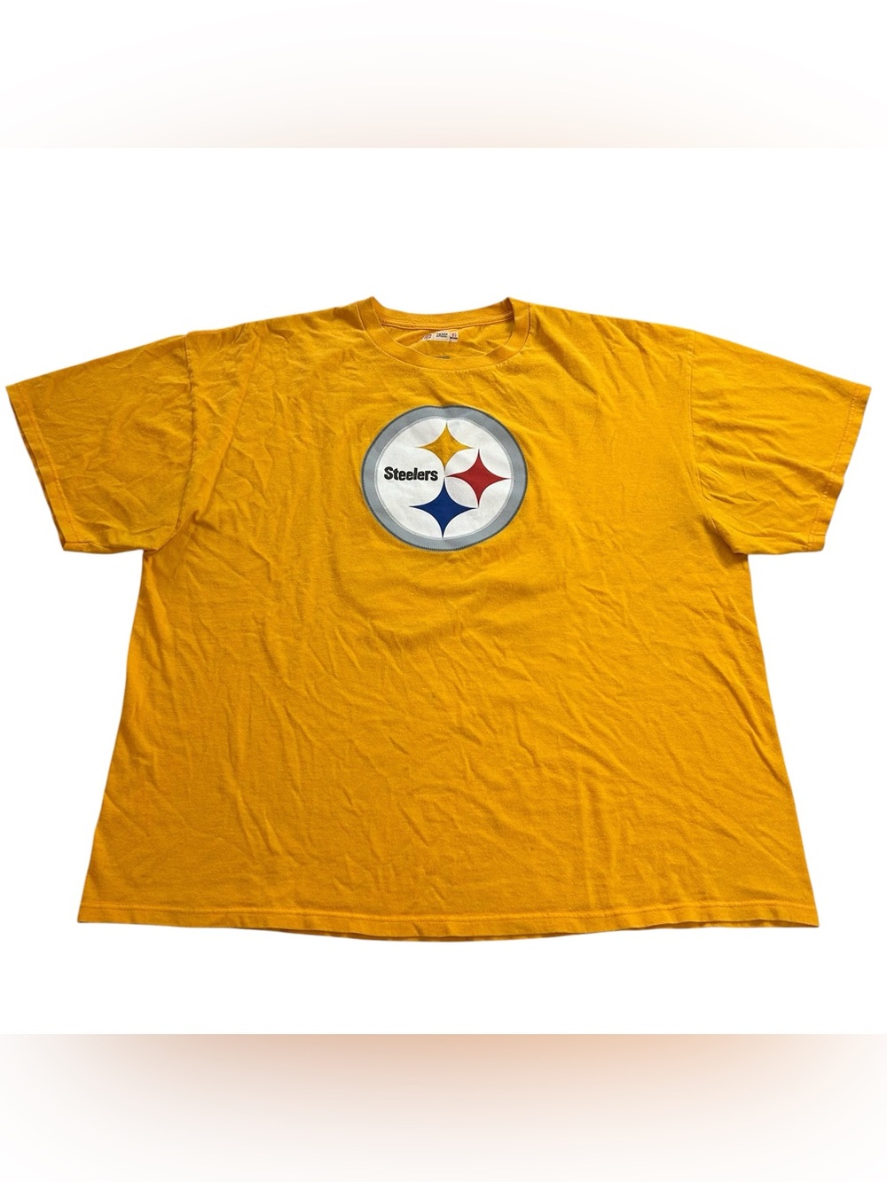 Pittsburgh Steelers #43 Troy Polamalu Men’s NFL Jersey T-Shirt Yellow size 2XL